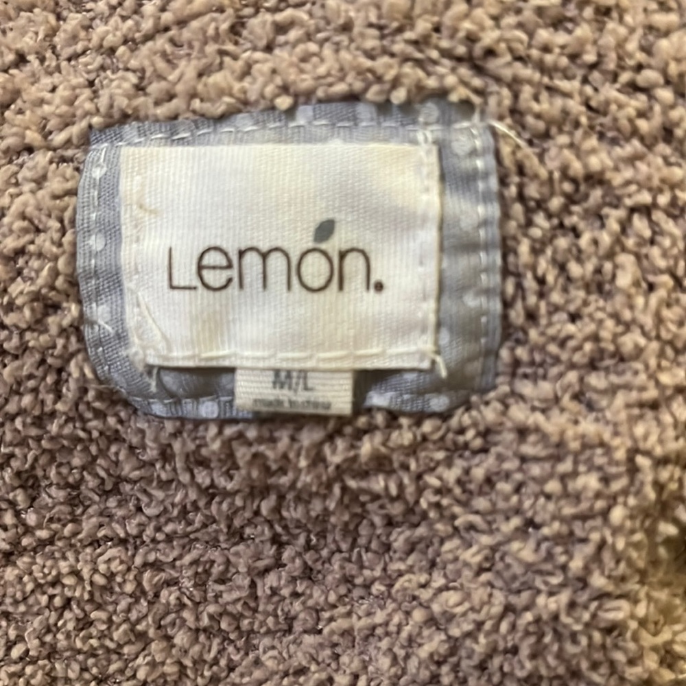 Lemon Super Plush Robe Size M/L - Picture 5 of 5